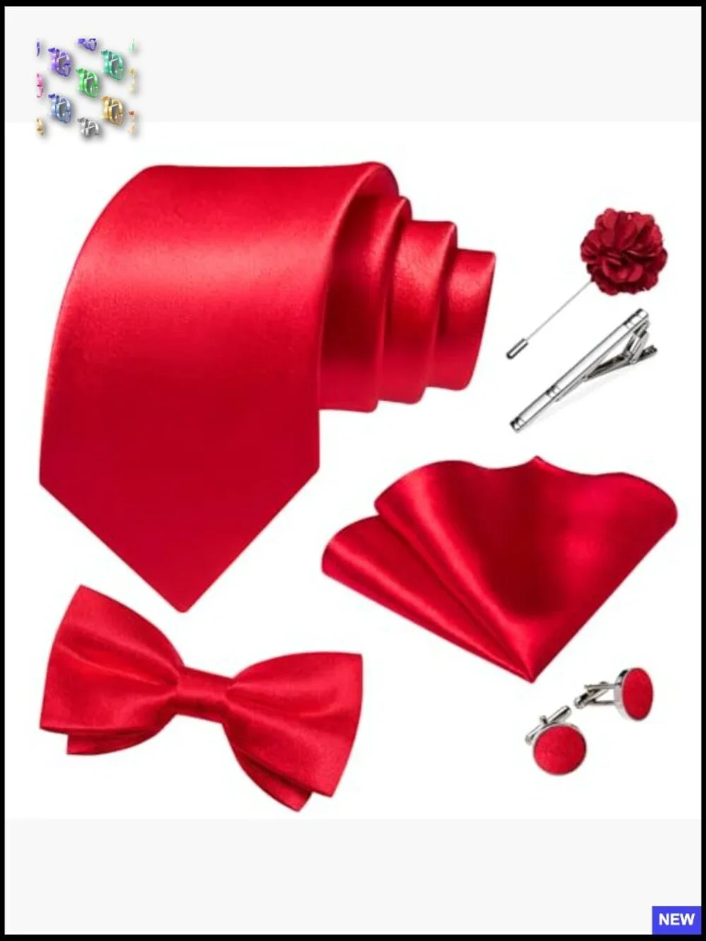 Satin Suit Vest Set Classic Elegant Formal Wedding Tuxedo Accessories